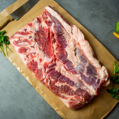 Свинина ребрышки мясные 900 г - купить в Арзебеляке